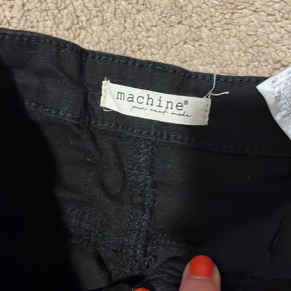 Black distressed denim skirt - Picture 3 of 3